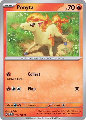Ponyta – 077/165: Scarlet & Violet 151