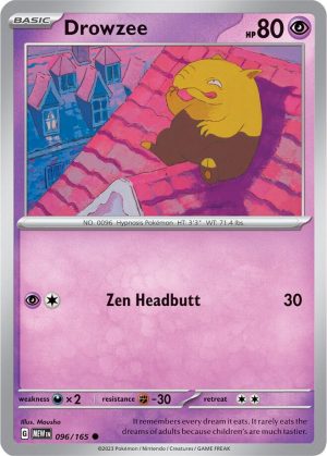 Drowzee – 096/165: Scarlet & Violet 151
