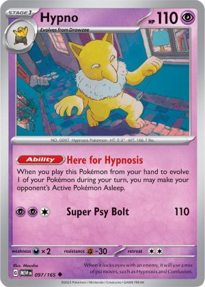 Hypno – 097/165: Scarlet & Violet 151