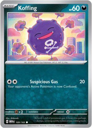 Koffing – 109/165: Scarlet & Violet 151