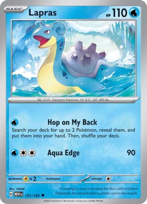 Lapras – 131/165: Scarlet & Violet 151