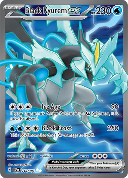 Black Kyurem ex - 218/191: Surging Sparks