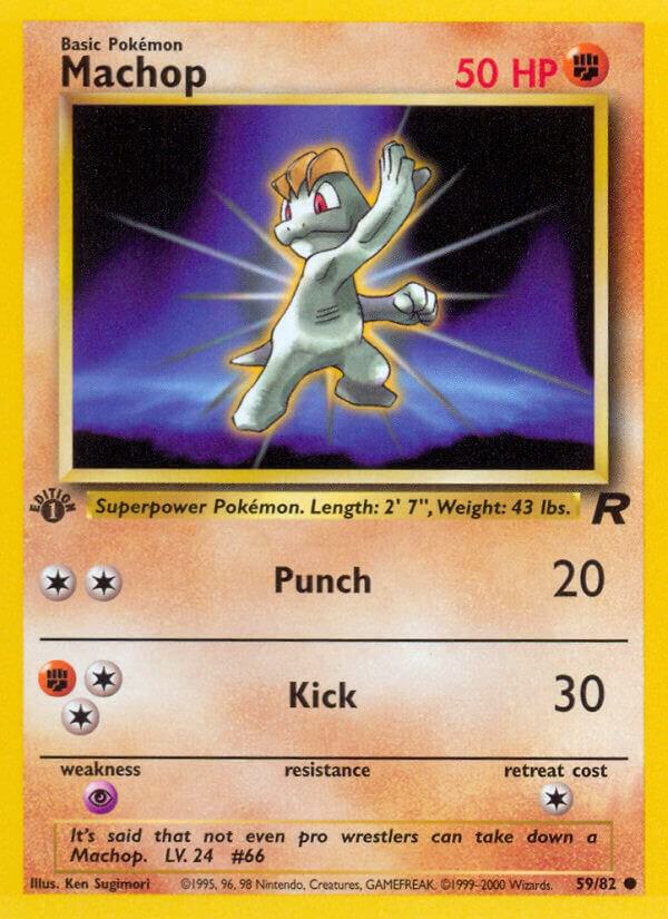 Machop – 59/82: Team Rocket
