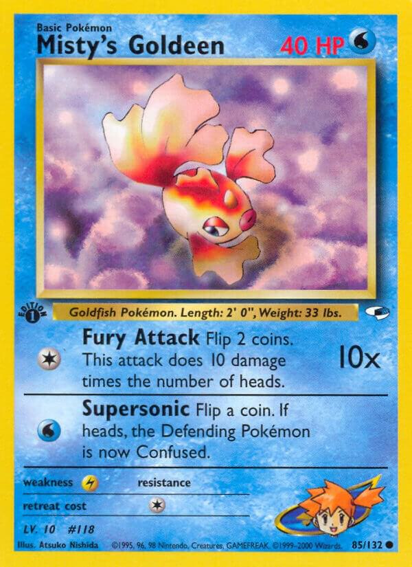 Misty's Goldeen – 085/132: Gym Heroes
