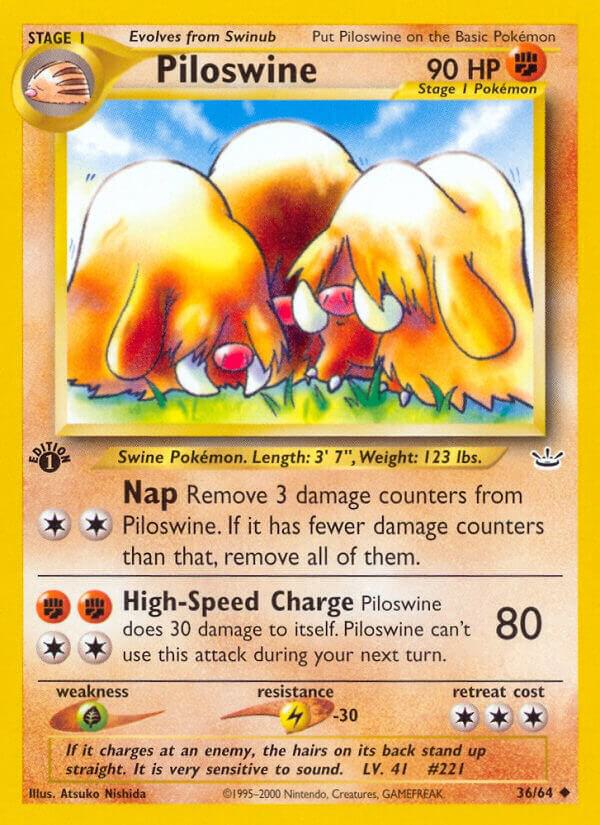 Piloswine – 36/64: Neo Revelation