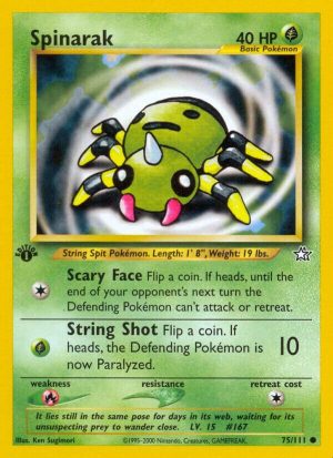 Spinarak – 075/111: Neo Genesis