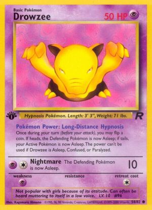 Drowzee - 54/82: Team Rocket