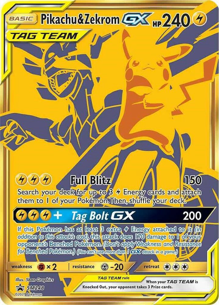 Pikachu & Zekrom GX - SM248 : Promos