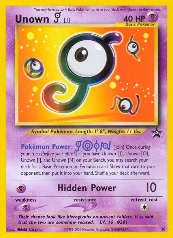 Unown - 38/53: WoTC Promo