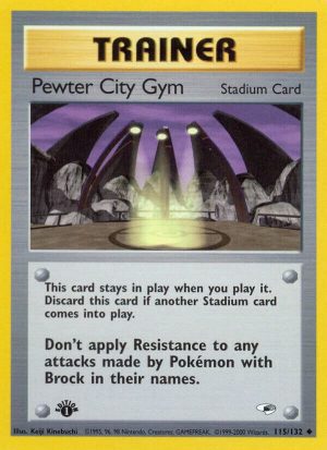 Pewter City Gym - 115/132: Gym Heroes