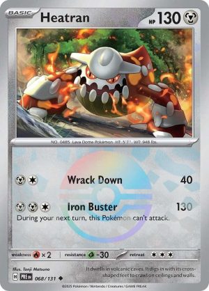 Heatran (Poke Ball Pattern) - 068/131: SV: Prismatic Evolutions