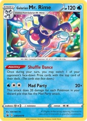Galarian Mr. Rime - SWSH079: Sword & Shield Promo Cards