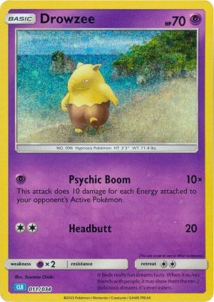 Drowzee - 011/034: Trading Card Game Classic
