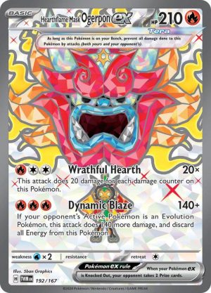 Hearthflame Mask Ogerpon ex - 192/167: Twilight Masquerade