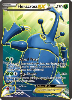 Heracross EX (105 Full Art) - 105/111: Furious Fists
