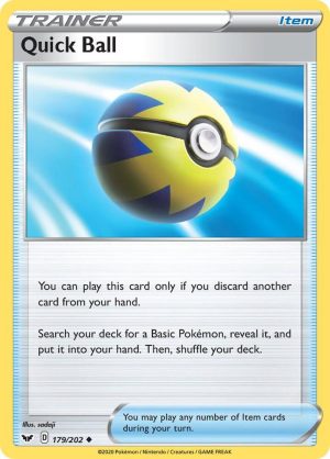 Quick Ball - 179/202 : Sword & Shield Base Set