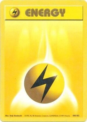 Lightning Energy - 100/102: Base Set