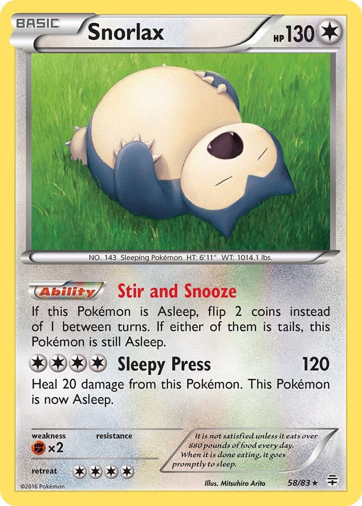 Snorlax - 58/83: Generations