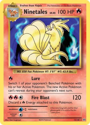 Ninetales - 15/108: XY - Evolutions