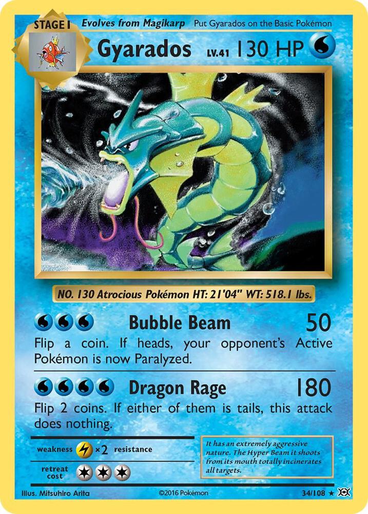 Gyarados - 34/108: XY - Evolutions