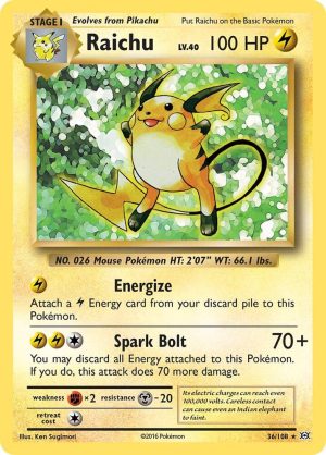 Raichu - 36/108: XY - Evolutions
