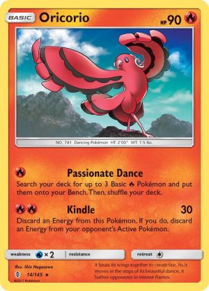 Oricorio – 14/145: League & Championship Cards