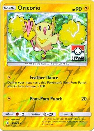 Oricorio – 046/145: League & Championship Cards