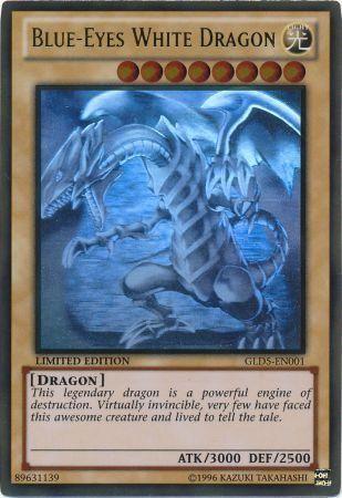 Blue-Eyes White Dragon - GLD5-EN001: Gold Series: Haunted Mine