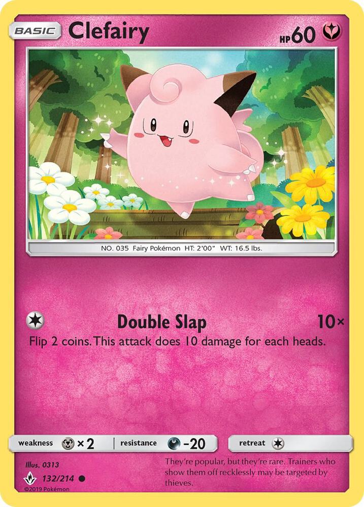 Clefairy - 132/214: SM - Unbroken Bonds