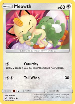 Meowth - 147/214: SM - Unbroken Bonds