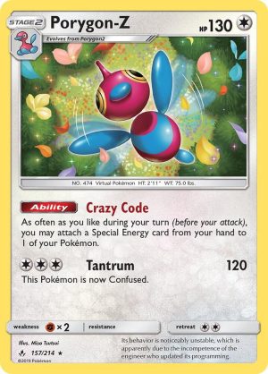 Porygon - 157/214: SM - Unbroken Bonds