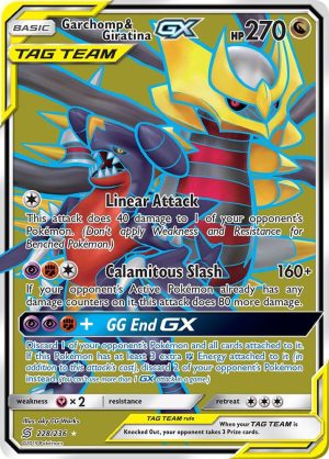 Garchomp & Giratina GX (Full Art) - 228/236: SM - Unified Minds