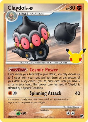 Claydol - 15/106: Celebrations: Classic Collection