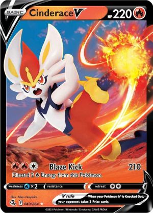 Cinderace V (43) - 043/264: Fusion Strike