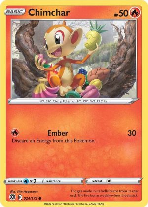 Chimchar - 024/172: SWSH09: Brilliant Stars