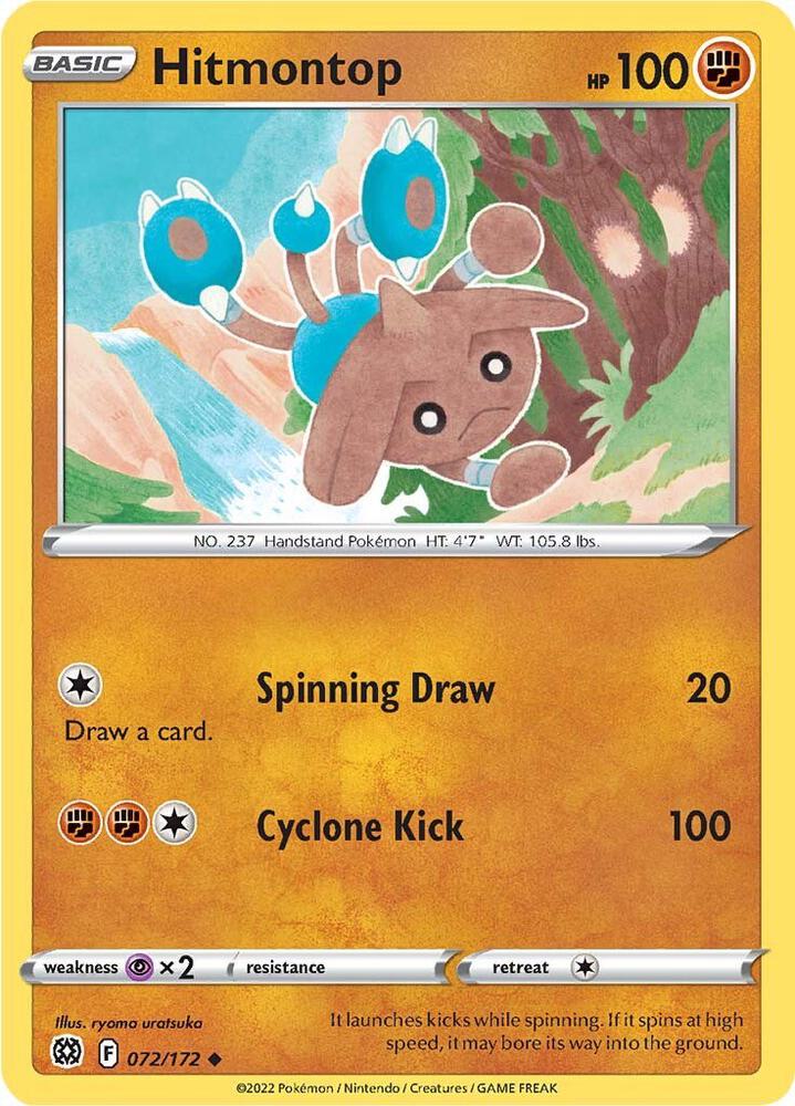 Hitmontop - 072/172: Brilliant Stars