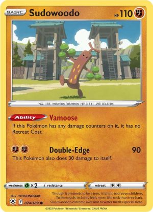Sudowoodo - 074/189: Astral Radiance