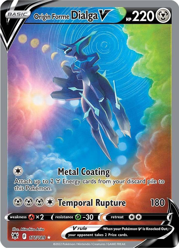 Origin Forme Dialga V (Alternate Full Art) - 177/189: Astral Radiance