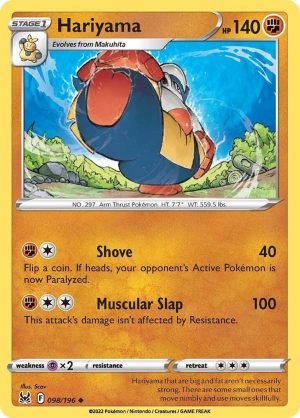 Hariyama - 098/196: Lost Origin