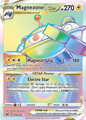 Magnezone Vstar (Secret) - 198/196: Lost Origin