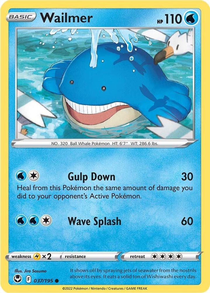 Wailmer - 037/195: Silver Tempest