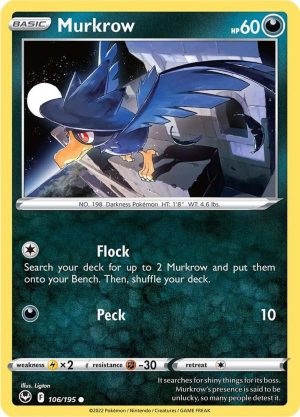 Murkrow - 106/195: Silver Tempest