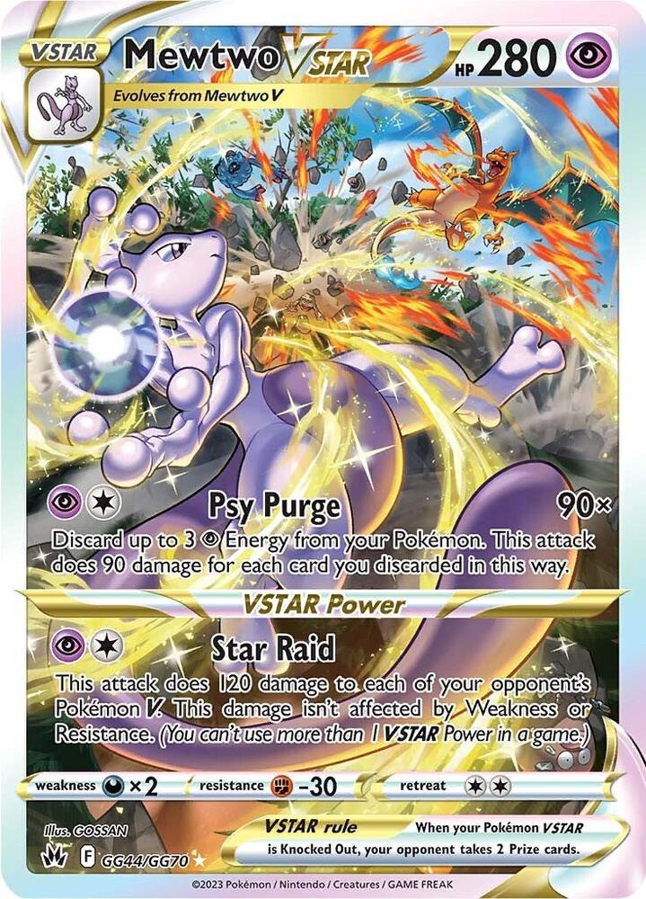 Mewtwo VSTAR - GG44/GG70: Crown Zenith: Galarian Gallery - TCGWorld