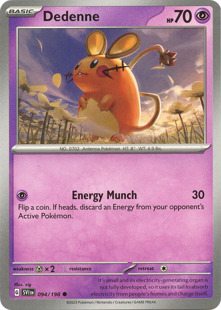 Dedenne - 094/198: Scarlet & Violet Base Set