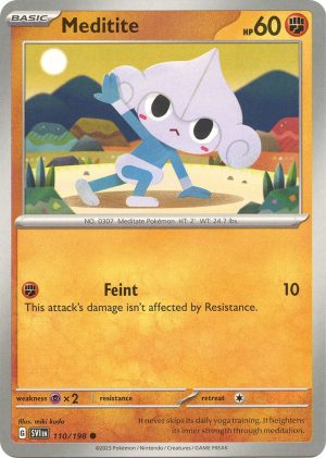 Meditite - 110/198: Scarlet & Violet Base Set