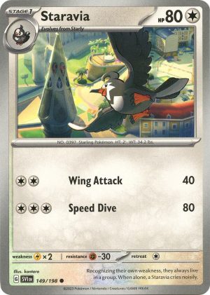 Staravia - 149/198: Scarlet & Violet Base Set