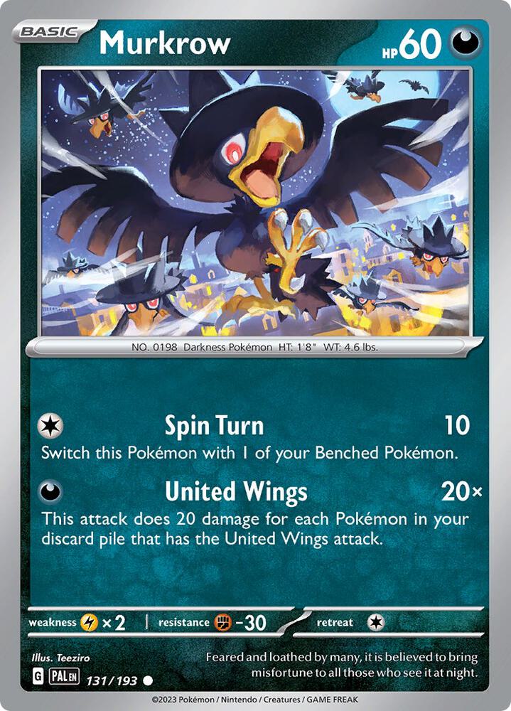 Murkrow - 131/193: Paldea Evolved