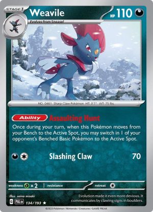 Weavile - 134/193: Paldea Evolved