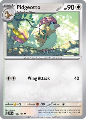 Pidgeotto - 163/197: Obsidian Flames