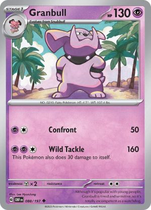 Granbull - 088/197: Obsidian Flames
